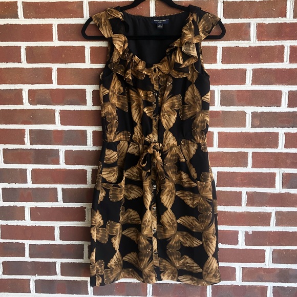 Banana Republic Butterfly Button up Sleeveless Dress - Picture 1 of 7